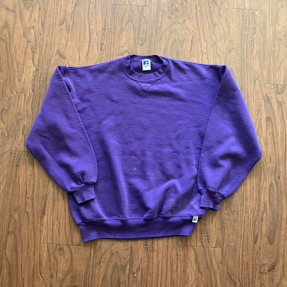 Russell-athletic Men's Purple Sweatshirt